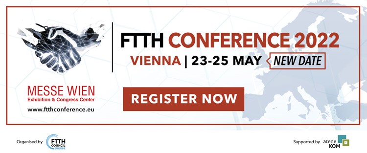 Nytt datum för FTTH Councils årliga konferens: 23–25 maj